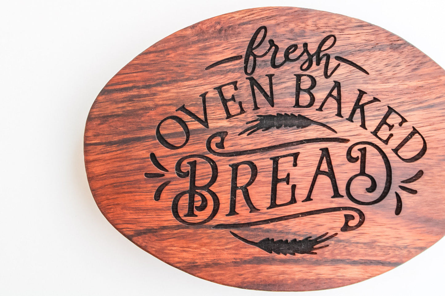 Fresh Baked Bread Wooden Laser Engraved Small Cutting Board