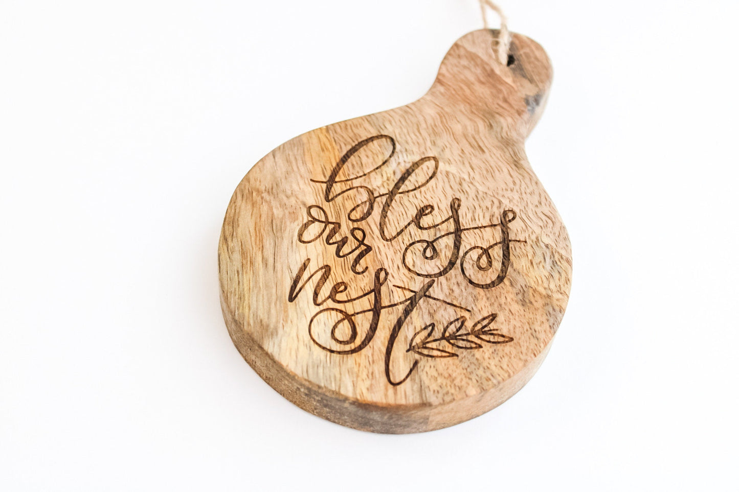 Bless This Nest Laser Engraved Small Cutting Board