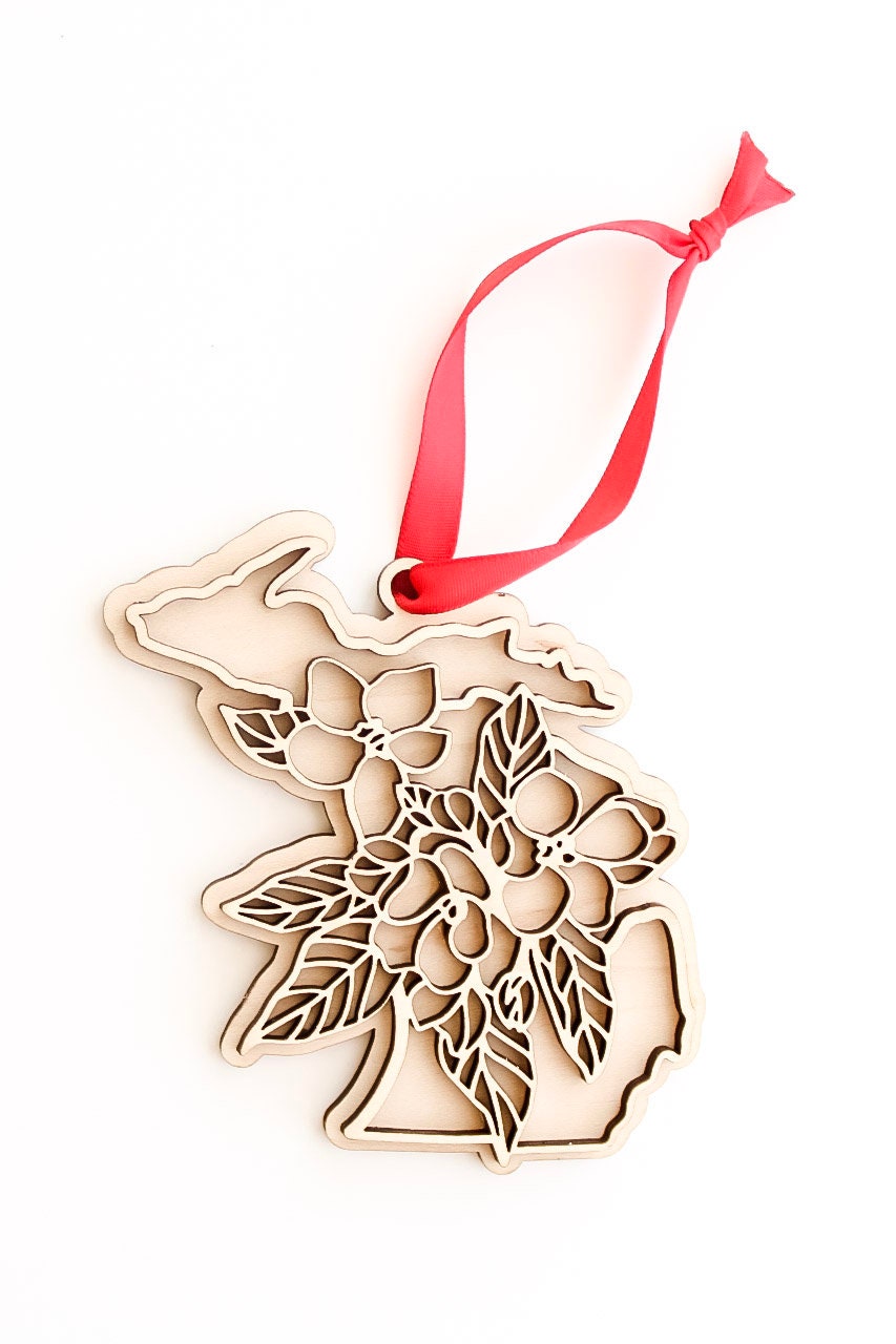 Michigan Christmas Ornament