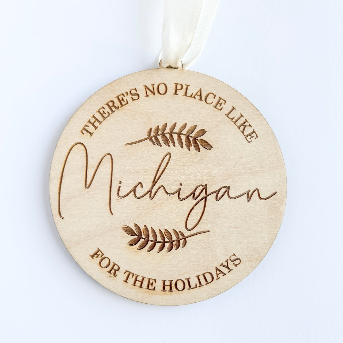 Memories Made In Michigan Christmas Ornament