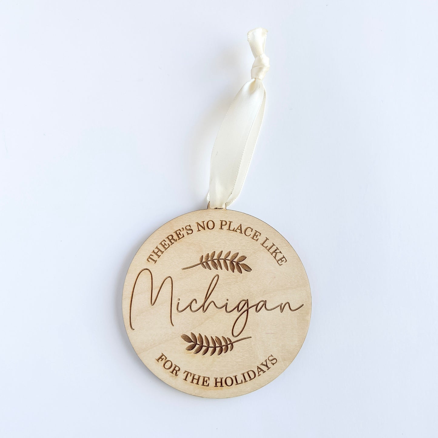 Memories Made In Michigan Christmas Ornament