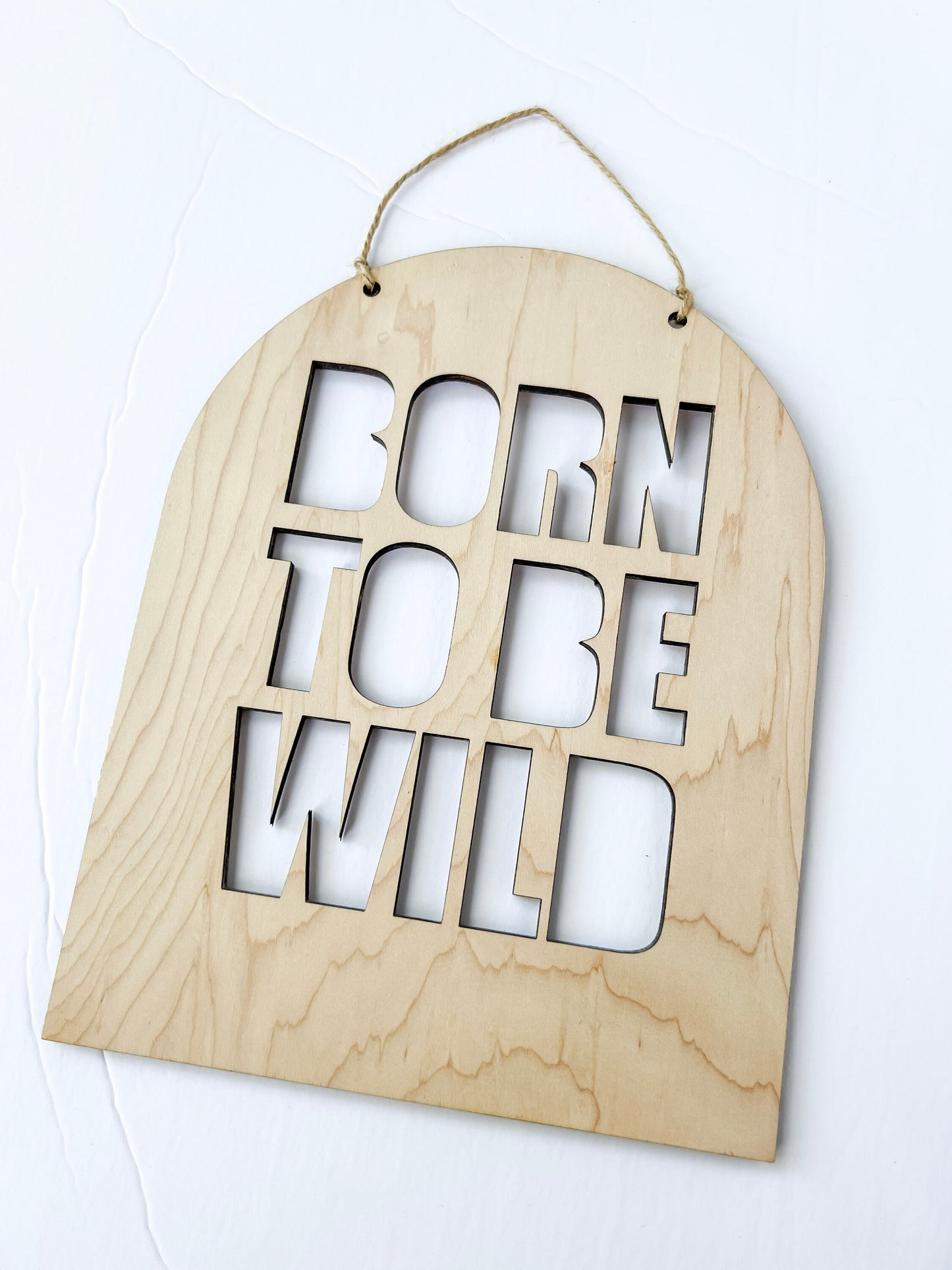 Born To Be Wild Nursery Wood Sign Wall Decor
