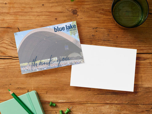 Blue Lake Thank You Note Cards