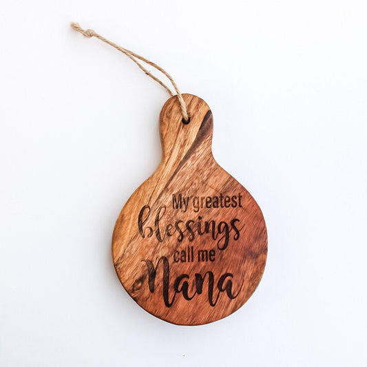 Laser Engraved Gift For Nana Small Cutting Board