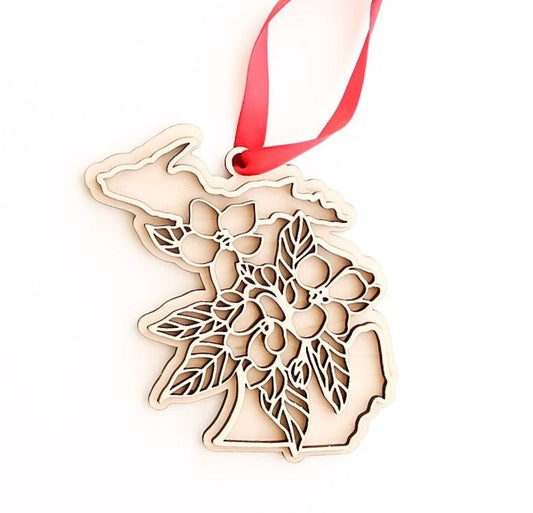 Michigan Christmas Ornament